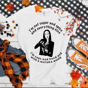 Morticia Addams shirt made to order new!